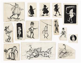 PALMER COX (1840-1924) Illustration archive.